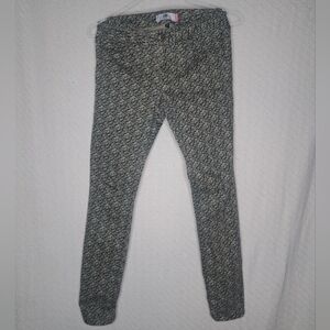 CAbi Black and White Skinny Jeans